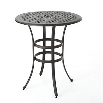 Cast Aluminum Outdoor Bar Table