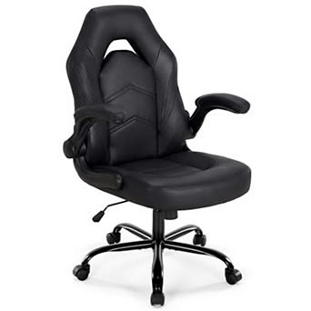 YIORTWO PU Leather Ergonomic Gaming Chair Swivel Office Chair with Lumbar Support
