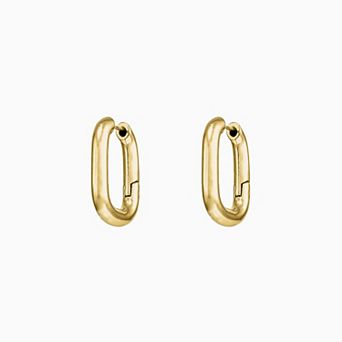 14k Gold Plated Angie Earrings Dainty Minimalist Studs