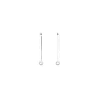 14k Gold Plated Dangled Pearl Earrings Trendy Statement Piece