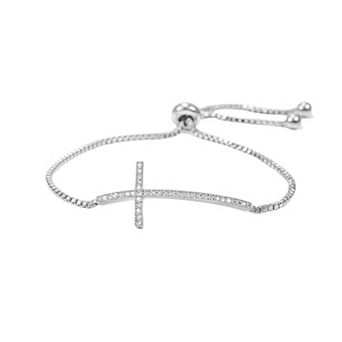 14k Gold Plated Cross Bracelet Faith Jewelry Dainty