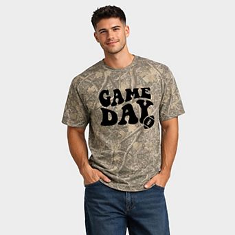 Game Day Football - Men's Heavyweight Camo Tee