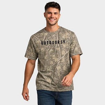Outdoorsy - Men's Heavyweight Camo Tee
