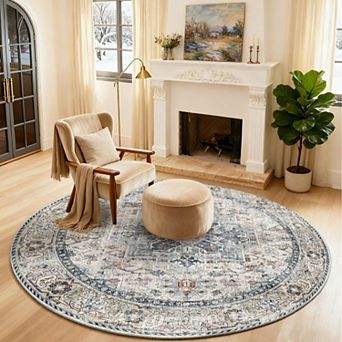 Washable Non Slip Stain Resistant Soft Indoor Runner Rug for Hallway Kitchen Bedroom Entryway