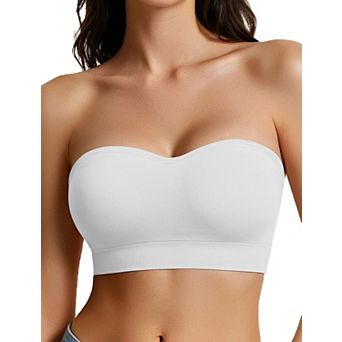 Strapless Push Up Bralette Non Slip Wireless Seamless Invisible Convertible Bandeau Bra