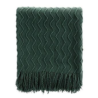 Soft Lightweight Knit Throw Blanket Boho Decor Warm Cozy All Season Use