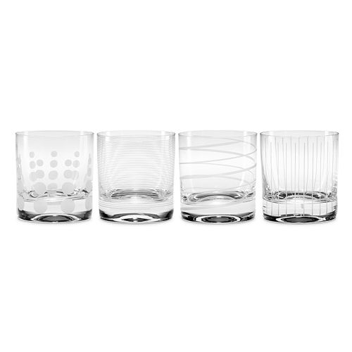 Mikasa Cheers 4pc. Double Old Fashioned Glass Set