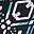 Geometric Blue White
