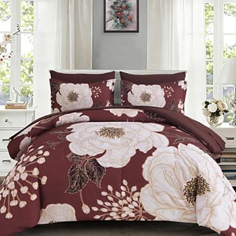 7 pc Bed In A Bag Lightweight All Season Microfiber Bedding Set