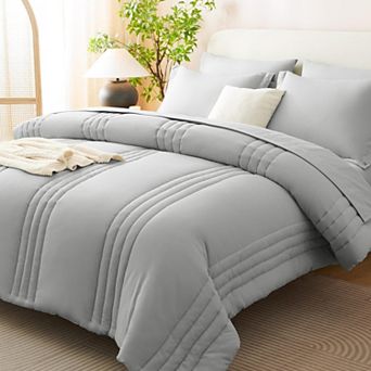7 pc Bed In A Bag Down Alternative Microfiber Bedding Set