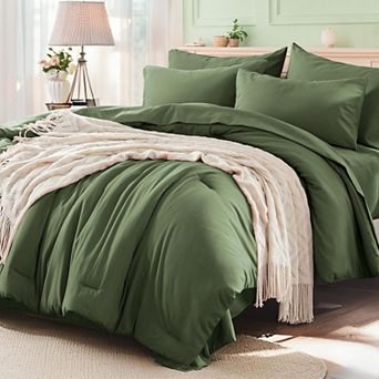 King Size 7 pc Bed In A Bag Bedding Set
