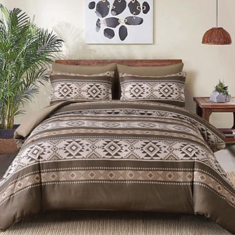 7 pc Boho Western Bedding Set Soft Microfiber All Season Farmhouse Bedding
