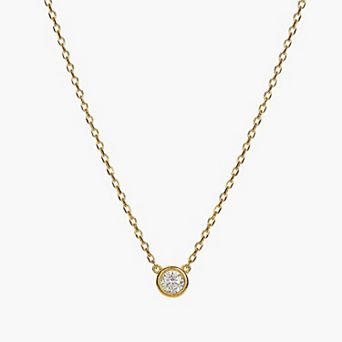 Sterling Silver 18k Gold Plated Margot Necklace Dainty Everyday Chic