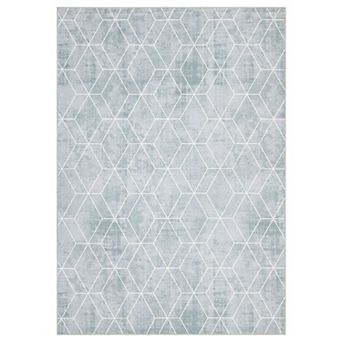 Washable Area Rug for Living Room Rug for Bedroom Modern Geometric Carpet for Dining Room