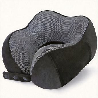 Neck Pillow Memory Foam Travel Kit Eye Mask Earplugs