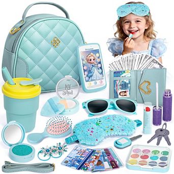 48-in-1 Play Purse Gift Set Makeup Accessories Girls Birthday Toy