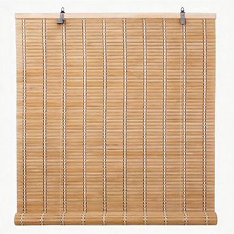 Indoor Outdoor Bamboo Roll Up Blind 23" Wide x 48" High