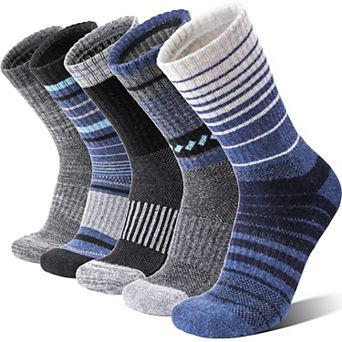 5 Pairs Merino Hiking Socks Thermal Winter Outdoor Men Women