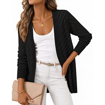 Women's Fall Crochet Lightweight Cardigan