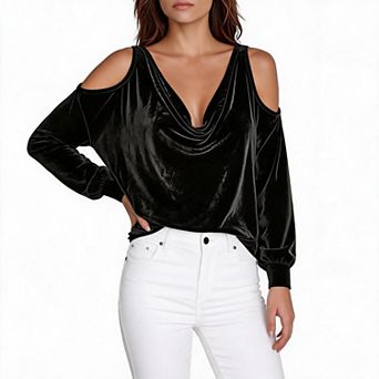Off the Shoulder Tops for Women Long Sleeve Shirts Elegant Blouse Party Festival Shirt