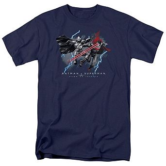Batman V Superman Lightning V Heat Vision Short Sleeve Adult T-shirt