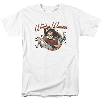 Justice League Of America Wonder Woman Break Short Sleeve Adult T-shirt