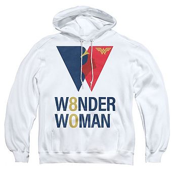 Wonder Woman Logo Adult Pull Over Hoodie