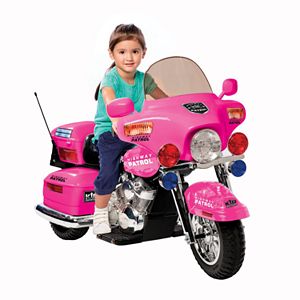 National Products Police Motorcycle Ride-On - Pink