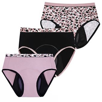 Carer 3 Pack Incontinence Underwear for Women, 120ml Absorbency Leakproof Panties