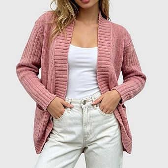 Long Cardigan Sweaters for Women Casual Dressy Loose Fit Long Sleeve Open Front with Pockets
