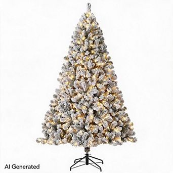 7.5 ft Realistic Premium Spruce Hinged Christmas Tree
