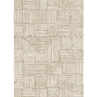 Modern Abstract Geometric Line Indoor Rug Contemporary Decor Carpet for Living Room Bedroom Office