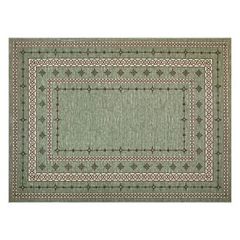 Vintage Geometric Machine Washable Area Rug Low‑Pile Carpet for Living Room Entryway Bedroom Porch