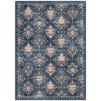 Non Slip Rug Modern Low Pile Foldable Contemporary Indoor Carpet Living Room Bedroom Kids Room