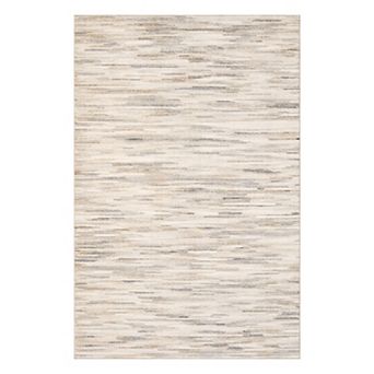 Modern Minimalist Machine Washable Area Rug with TPR Non‑Slip Backing