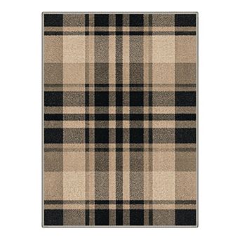 GENIMO Area Rug, Low Pile Washable Non Slip Versatile Rug for Living Room Home Decor