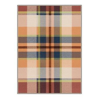 GENIMO Area Rug, Low Pile Washable Non Slip Versatile Rug for Living Room Home Decor