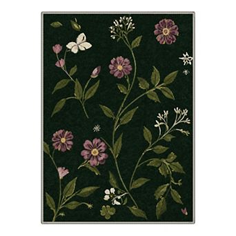 GENIMO Area Rug, Low Pile Washable Non Slip Versatile Rug for Living Room Home Decor