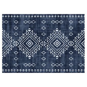 Area Rugs Machine Washable Farmhouse Geometric Accent Carpet Floor Carpet Rugs for Living Room