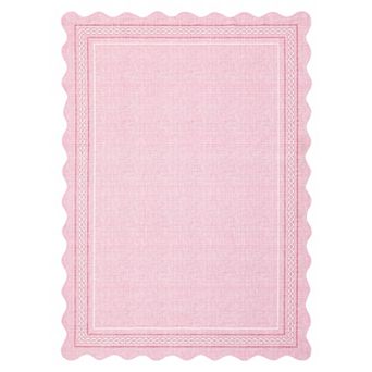 Scalloped Washable Rugs Hallway Runner Non Slip Kitchen Rugs