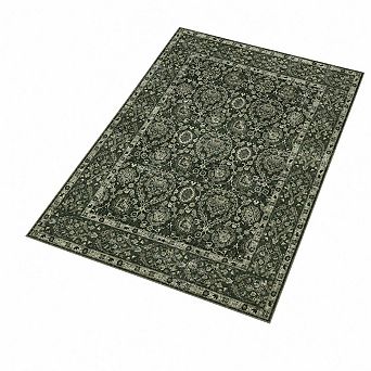 Vintage Washable Area Rug Soft Non Slip Foldable Distressed Non Shedding Throw Rug Living Room
