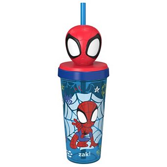 Zak Designs Spidey And His Amazing Friends Super Sipper 18-oz. Straw Tumbler