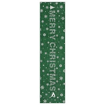 Christmas Snowflake Area Rug Rug Washable Non Slip Winter Christmas Rugs for Living Room Low