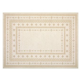 Washable Area Rug with Non-Slip Backing for Living Room Bedroom