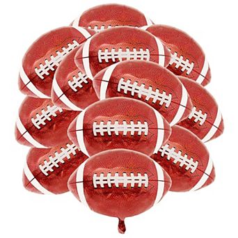 12 pc Football Balloon Set