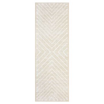 Chevron Machine Washable Area Rug Lightweight Stain Resistant Carpet for Living Room Bedroom Porch