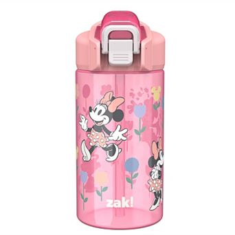 Zak Designs Disney's Minnie Mouse Jubilee 16 oz. Straw Water Bottle