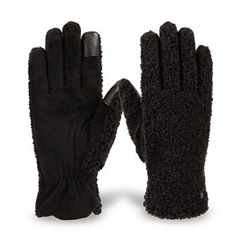 Women's isotoner Stretch Microsuede & Teddy Sherpa Gloves