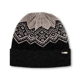 Women's isotoner SherpaSoft Chenille Fair Isle Beanie Hat