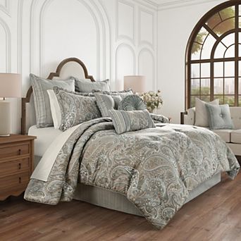 Five Queens Court River 4 pc Comforter Set